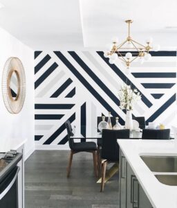 stripe-design-wall-paint